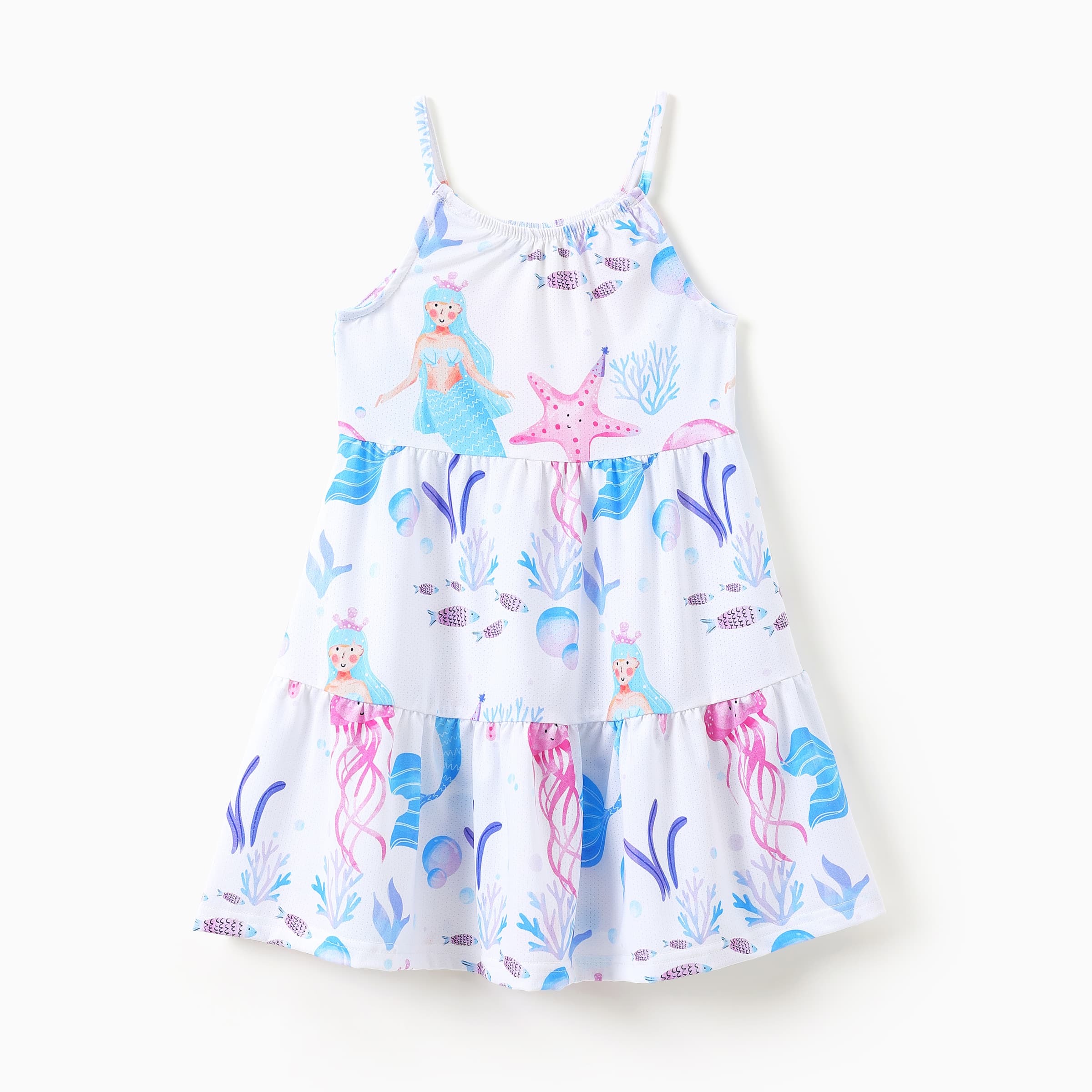 mix design plain and floral print dress set
