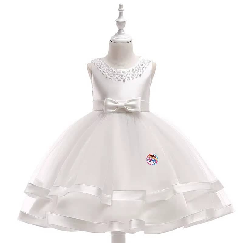 special occasion  white dress d4