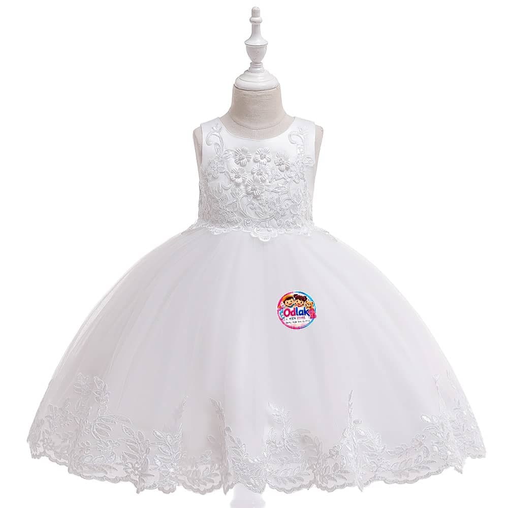special occasion  white dress d5